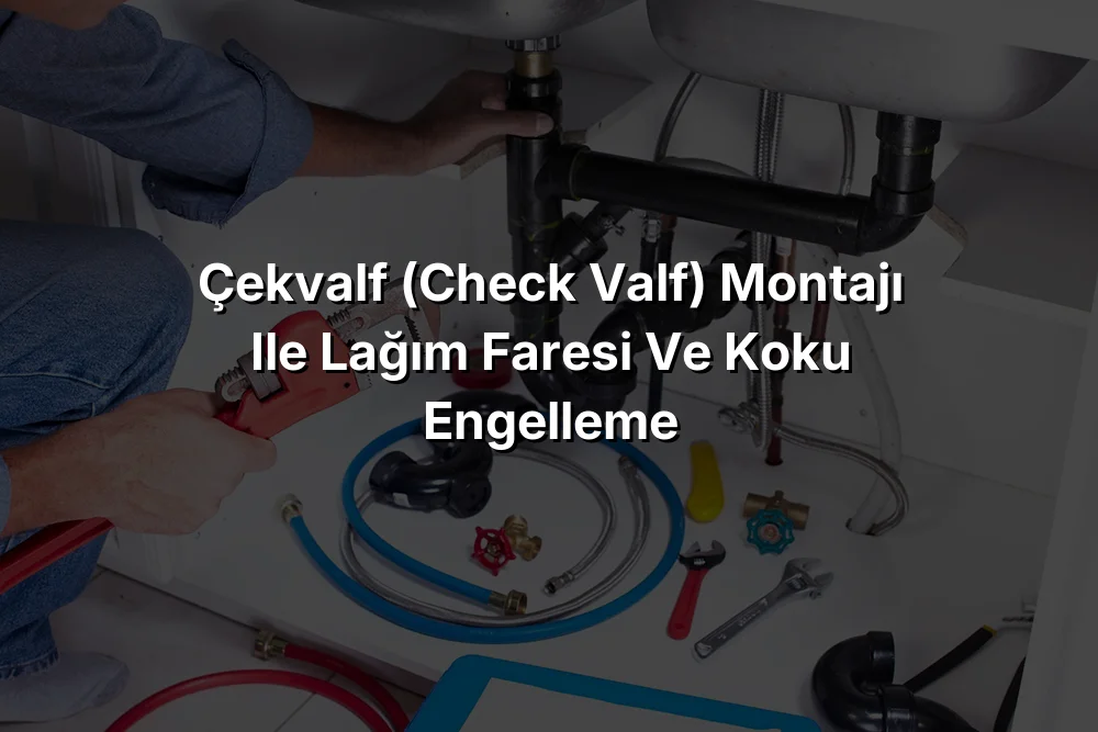 
Çekvalf (Check Valf) Montajı ile Lağım Faresi ve Koku Engelleme
