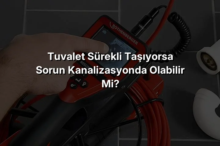 
Tuvalet Sürekli Taşıyorsa Sorun Kanalizasyonda Olabilir mi?

